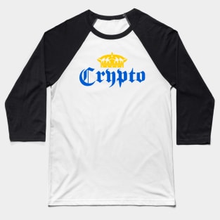 Crypto (Corona Extra) Design Baseball T-Shirt